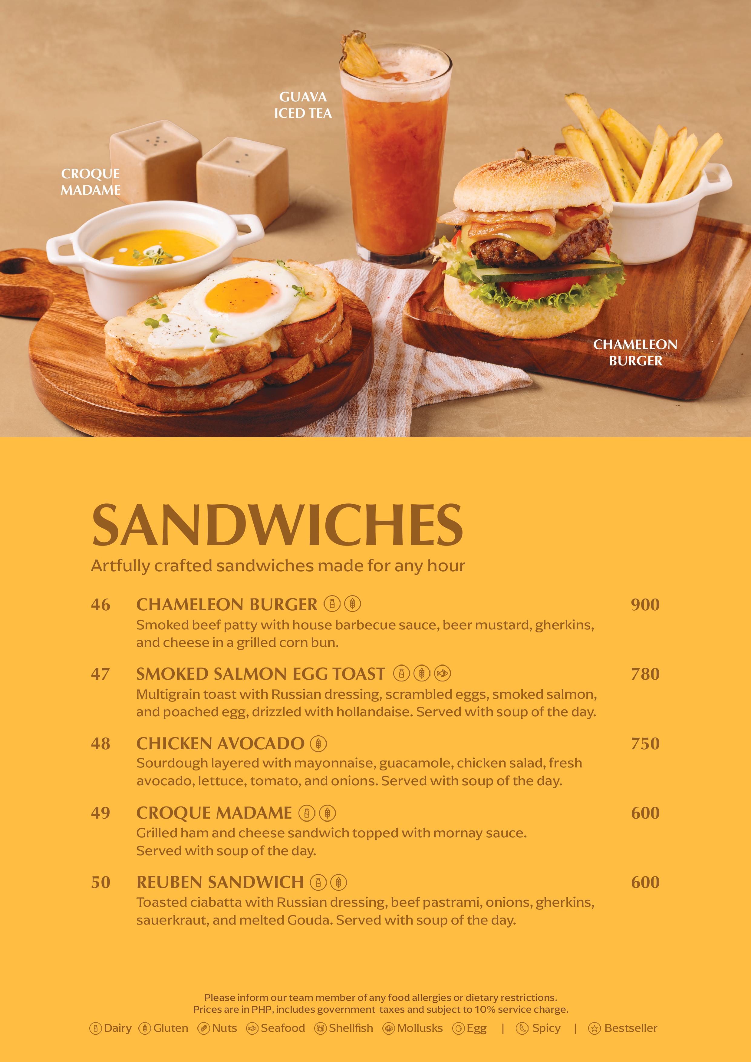 chameleon menu image
