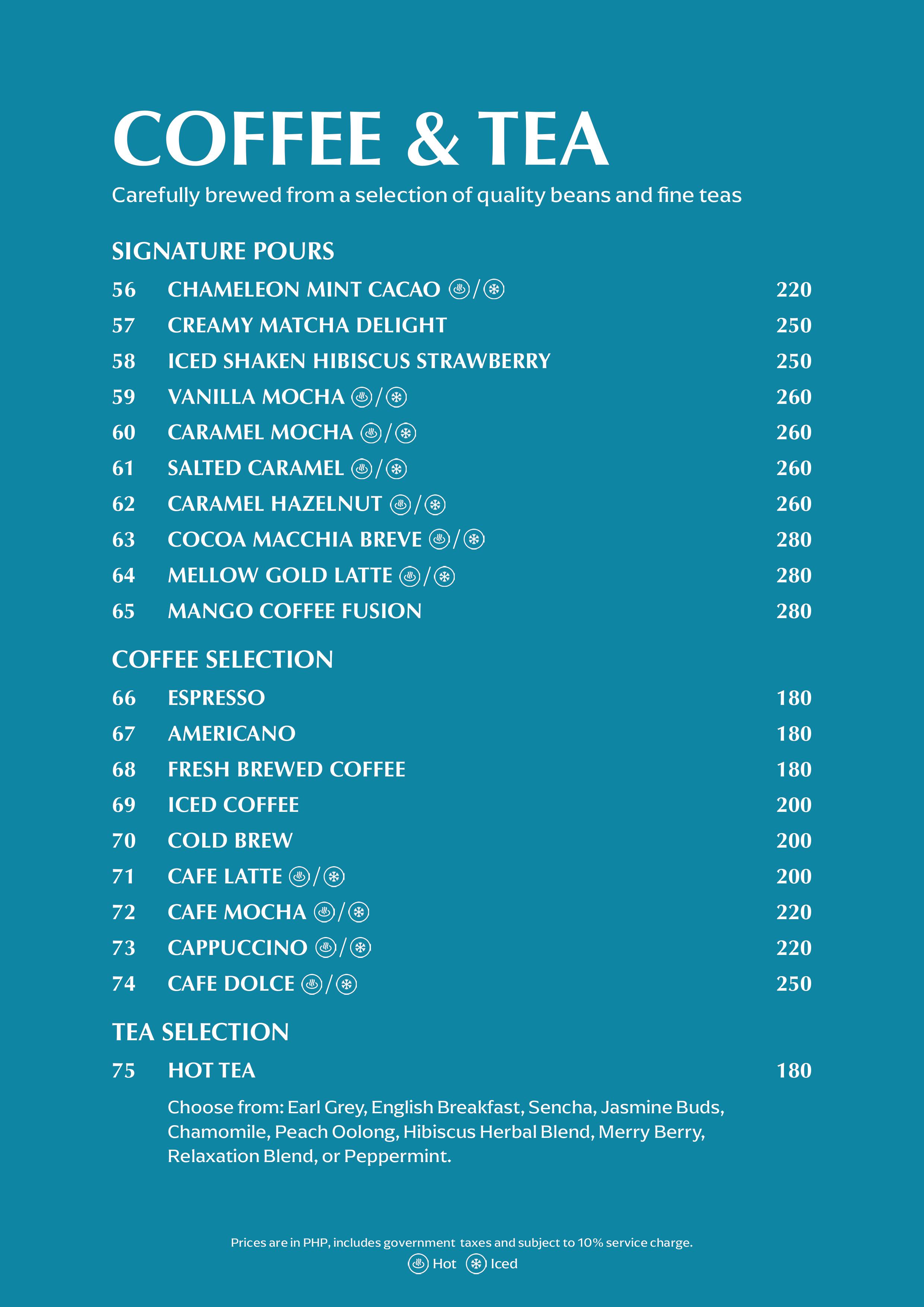 chameleon menu image