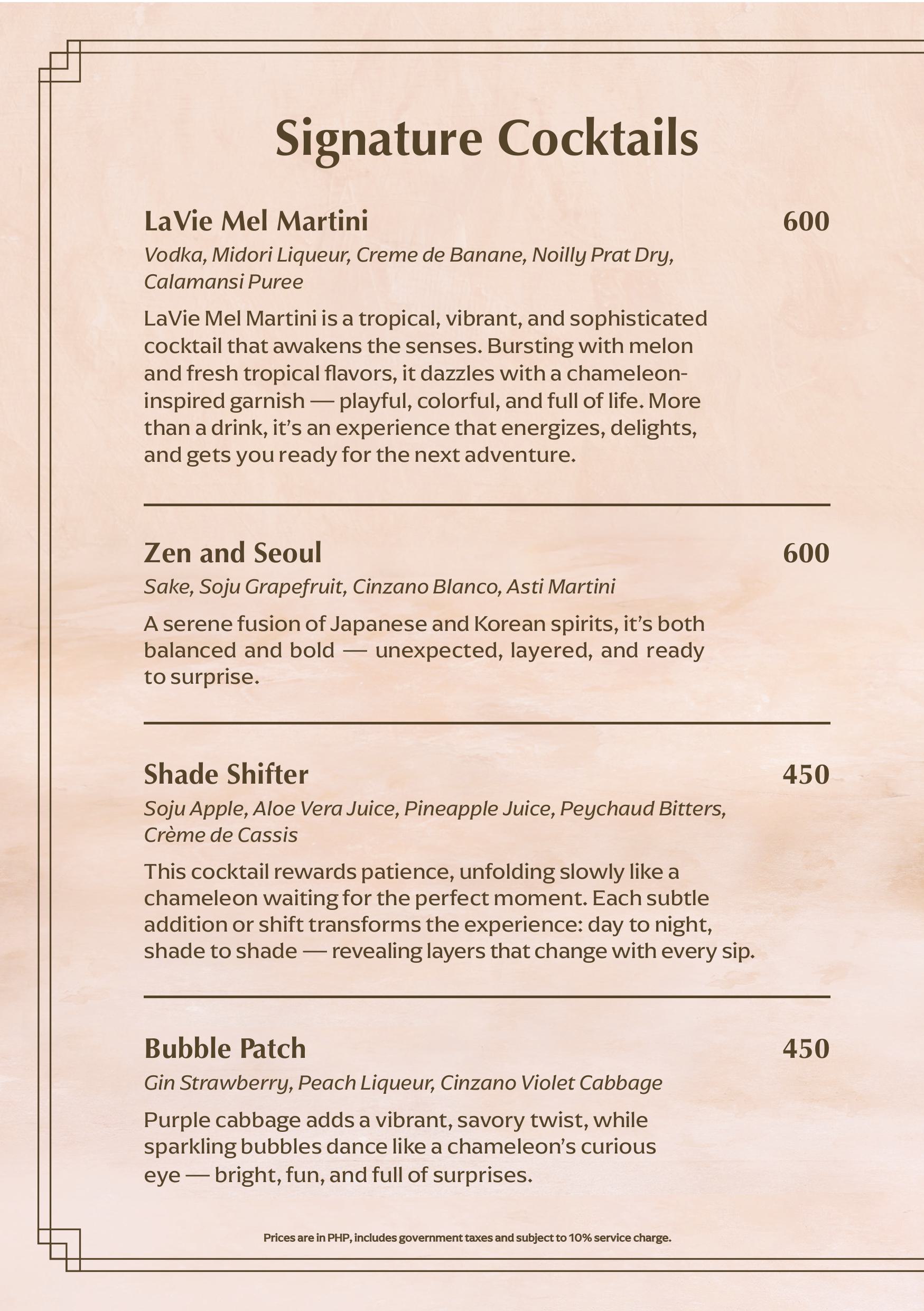 chameleon menu image
