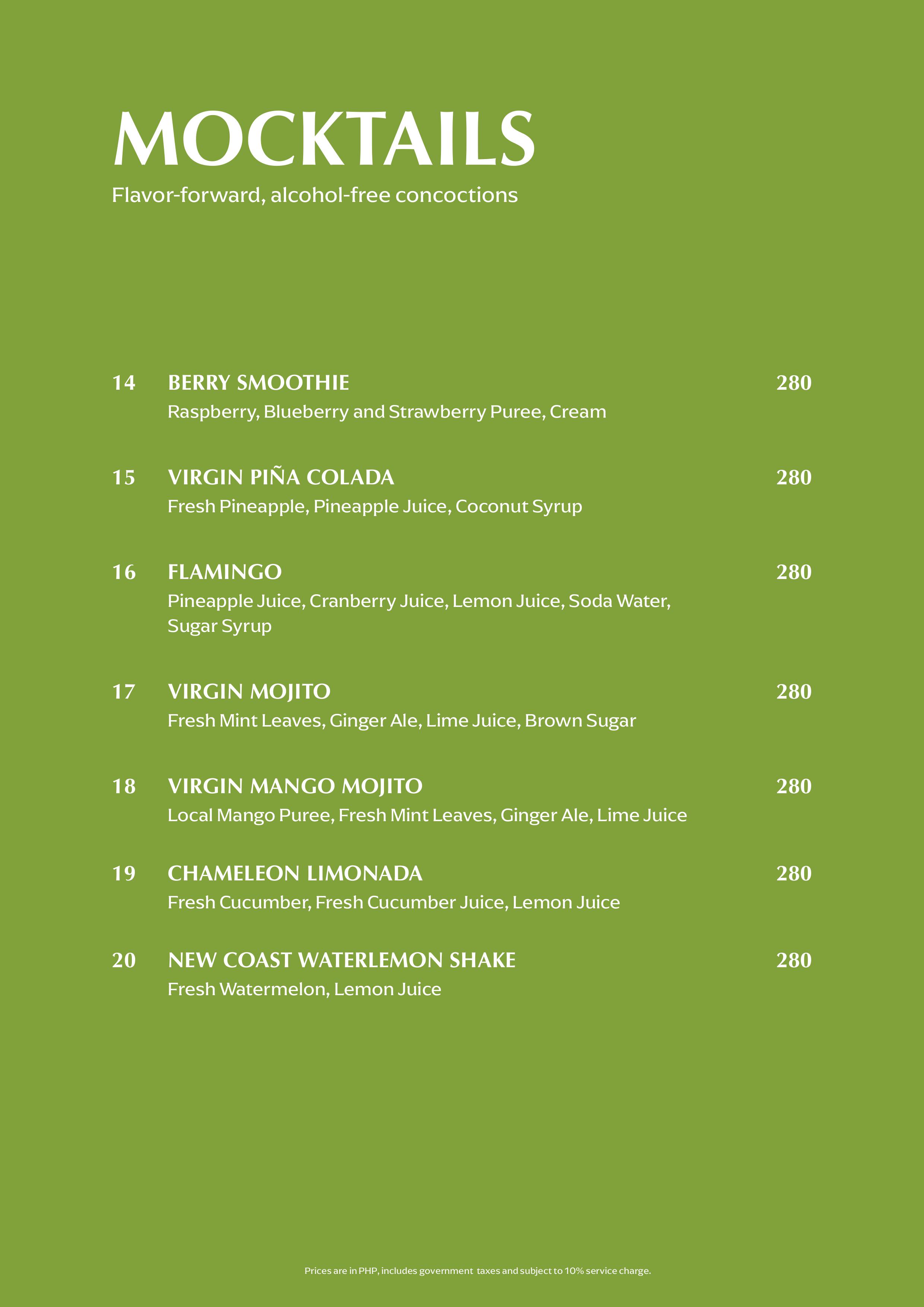 chameleon menu image